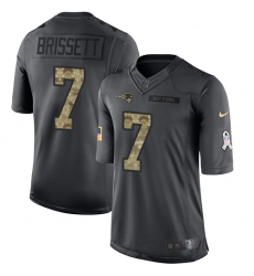 Nike Patriots #7 Jacoby Brissett Black Youth Stitched NFL Limited 2016 Salute to Service Jersey Nike Patriots #7 Jacoby Brissett Black Youth Stitched NFL Limited 2016 Salute to Service Jersey