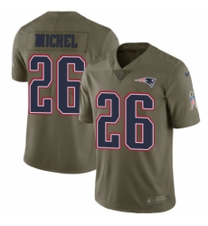 Youth Nike New England Patriots 26 Sony Michel Limited Olive 2017 Salute to Service NFL Jersey Youth Nike New England Patriots 26 Sony Michel Limited Olive 2017 Salute to Service NFL Jersey