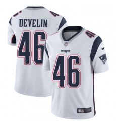 Youth Nike New England Patriots 46 James Develin White Vapor Untouchable Limited Player NFL Jersey Youth Nike New England Patriots 46 James Develin White Vapor Untouchable Limited Player NFL Jersey