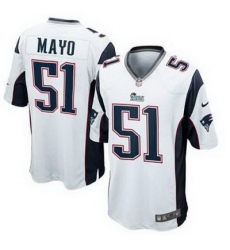 Youth Nike New England Patriots 51# Jerod Mayo White Color Jersey(S-XL) Youth Nike New England Patriots 51# Jerod Mayo White Color Jersey(S-XL)