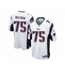 Youth Nike New England Patriots #75 Vince Wilfork White Stitched NFL Jersey Youth Nike New England Patriots #75 Vince Wilfork White Stitched NFL Jersey