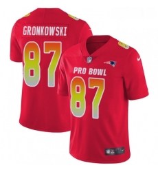 Youth Nike New England Patriots 87 Rob Gronkowski Limited Red 2018 Pro Bowl NFL Jersey Youth Nike New England Patriots 87 Rob Gronkowski Limited Red 2018 Pro Bowl NFL Jersey