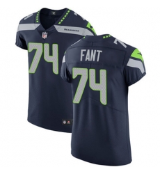 Men Nike Seahawks #74 George Fant Steel Blue Team Color Stitched NFL Vapor Untouchable Elite Jersey Men Nike Seahawks #74 George Fant Steel Blue Team Color Stitched NFL Vapor Untouchable Elite Jersey