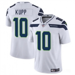 Men Seattle Seahawks 10 Cooper Kupp White 2025 Vapor Limited Stitched Football Jersey