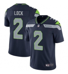 Men Seattle Seahawks 2 Drew Lock Navy Vapor Untouchable Limited Stitched jersey Men Seattle Seahawks 2 Drew Lock Navy Vapor Untouchable Limited Stitched jersey