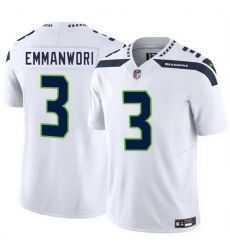 Men Seattle Seahawks 3 Nick Emmanwori White 2025 F U S E Vapor Untouchable Limited Stitched Football Jersey Men Seattle Seahawks 3 Nick Emmanwori White 2025 F U S E Vapor Untouchable Limited Stitched Football Jersey