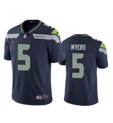 Men Seattle Seahawks 5 Jason Myers Navy Vapor Untouchable Limited Stitched Jersey Men Seattle Seahawks 5 Jason Myers Navy Vapor Untouchable Limited Stitched Jersey