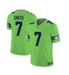 Men Seattle Seahawks 7 Geno Smith 2023 F U S E Green Limited Stitched Football Jersey Men Seattle Seahawks 7 Geno Smith 2023 F U S E Green Limited Stitched Football Jersey