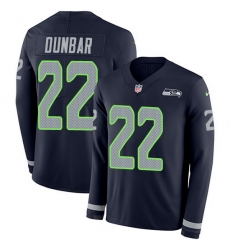 Nike Seahawks 22 Quinton Dunbar Steel Blue Team Color Men Stitched NFL Limited Therma Long Sleeve Jersey Nike Seahawks 22 Quinton Dunbar Steel Blue Team Color Men Stitched NFL Limited Therma Long Sleeve Jersey