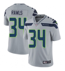 Nike Seahawks #34 Thomas Rawls Grey Alternate Mens Stitched NFL Vapor Untouchable Limited Jersey Nike Seahawks #34 Thomas Rawls Grey Alternate Mens Stitched NFL Vapor Untouchable Limited Jersey