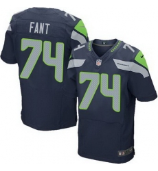 Nike Seahawks #74 George Fant Steel Blue Team Color Men Stitched NFL Elite Jersey Nike Seahawks #74 George Fant Steel Blue Team Color Men Stitched NFL Elite Jersey