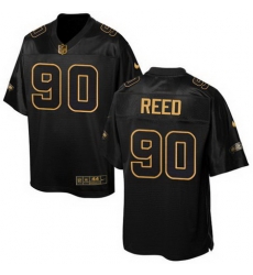 Nike Seahawks #90 Jarran Reed Black Men Stitched NFL Elite Pro Line Gold Collection Jersey Nike Seahawks #90 Jarran Reed Black Men Stitched NFL Elite Pro Line Gold Collection Jersey