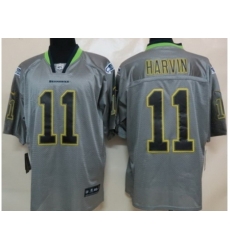 Nike Seattle Seahawks 11 Percy Harvin Grey Elite Lights Out II NFL Jersey Nike Seattle Seahawks 11 Percy Harvin Grey Elite Lights Out II NFL Jersey