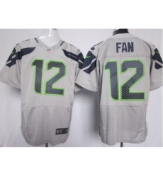 Nike Seattle Seahawks 12 Fan Grey Elite NFL Jersey Nike Seattle Seahawks 12 Fan Grey Elite NFL Jersey