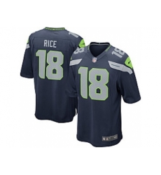 Nike Seattle Seahawks 18 Sidney Rice Blue Game NFL Jersey Nike Seattle Seahawks 18 Sidney Rice Blue Game NFL Jersey