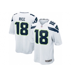 Nike Seattle Seahawks 18 Sidney Rice White Game NFL Jersey Nike Seattle Seahawks 18 Sidney Rice White Game NFL Jersey