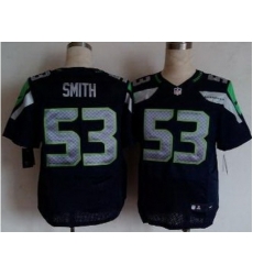 Nike Seattle Seahawks 53 Malcolm Smith Blue Elite NFL Jersey Nike Seattle Seahawks 53 Malcolm Smith Blue Elite NFL Jersey