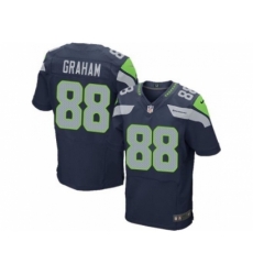 Nike Seattle Seahawks 88 Jimmy Graham blue Elite NFL Jersey Nike Seattle Seahawks 88 Jimmy Graham blue Elite NFL Jersey