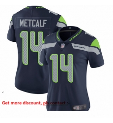 Seahawks 14 D K Metcalf Steel Blue Team Color Women Stitched Football Vapor Untouchable Limited Jersey Seahawks 14 D K Metcalf Steel Blue Team Color Women Stitched Football Vapor Untouchable Limited Jersey