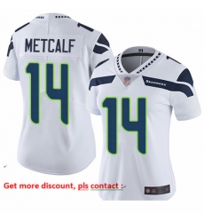 Seahawks 14 D K Metcalf White Women Stitched Football Vapor Untouchable Limited Jersey Seahawks 14 D K Metcalf White Women Stitched Football Vapor Untouchable Limited Jersey