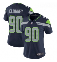 Seahawks #90 Jadeveon Clowney Steel Blue Team Color Women Stitched Football Vapor Untouchable Limited Jersey Seahawks #90 Jadeveon Clowney Steel Blue Team Color Women Stitched Football Vapor Untouchable Limited Jersey