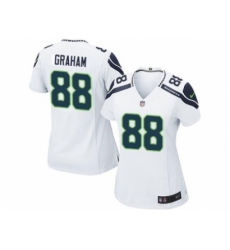 Women Nike Seattle Seahawks 88 Jimmy Graham white NFL Jersey Women Nike Seattle Seahawks 88 Jimmy Graham white NFL Jersey