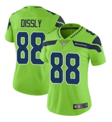 Women Seahawks 88 Will Dissly Green Stitched Football Limited Rush Jersey Women Seahawks 88 Will Dissly Green Stitched Football Limited Rush Jersey