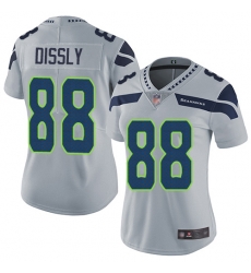 Women Seahawks 88 Will Dissly Grey Alternate Stitched Football Vapor Untouchable Limited Jersey Women Seahawks 88 Will Dissly Grey Alternate Stitched Football Vapor Untouchable Limited Jersey