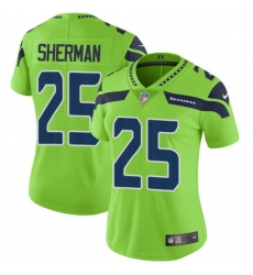 Womens Nike Seattle Seahawks 25 Richard Sherman Elite Green Rush Vapor Untouchable NFL Jersey Womens Nike Seattle Seahawks 25 Richard Sherman Elite Green Rush Vapor Untouchable NFL Jersey