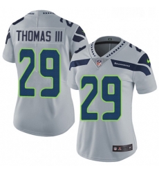 Womens Nike Seattle Seahawks 29 Earl Thomas III Grey Alternate Vapor Untouchable Limited Player NFL Jersey Womens Nike Seattle Seahawks 29 Earl Thomas III Grey Alternate Vapor Untouchable Limited Player NFL Jersey