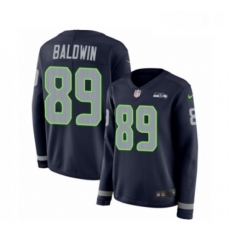 Womens Nike Seattle Seahawks 89 Doug Baldwin Limited Navy Blue Therma Long Sleeve NFL Jersey Womens Nike Seattle Seahawks 89 Doug Baldwin Limited Navy Blue Therma Long Sleeve NFL Jersey