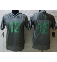 Youth Nike Seattle Seahawks 12 Fan Grey Jersey(Vapor Elite) Youth Nike Seattle Seahawks 12 Fan Grey Jersey(Vapor Elite)