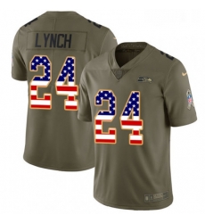 Youth Nike Seattle Seahawks 24 Marshawn Lynch Limited OliveUSA Flag 2017 Salute to Service NFL Jersey Youth Nike Seattle Seahawks 24 Marshawn Lynch Limited OliveUSA Flag 2017 Salute to Service NFL Jersey