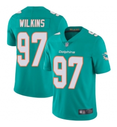 Dolphins 97 Christian Wilkins Aqua Green Team Color Men Stitched Football Vapor Untouchable Limited Jersey Dolphins 97 Christian Wilkins Aqua Green Team Color Men Stitched Football Vapor Untouchable Limited Jersey
