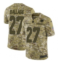 Kalen Ballage Miami Dolphins men Limited 2018 Salute to Service Nike Jersey Camo Kalen Ballage Miami Dolphins men Limited 2018 Salute to Service Nike Jersey Camo