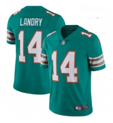 Mens Nike Miami Dolphins 14 Jarvis Landry Aqua Green Alternate Vapor Untouchable Limited Player NFL Jersey Mens Nike Miami Dolphins 14 Jarvis Landry Aqua Green Alternate Vapor Untouchable Limited Player NFL Jersey