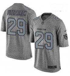 Mens Nike Miami Dolphins 29 Minkah Fitzpatrick Limited Gray Gridiron NFL Jersey Mens Nike Miami Dolphins 29 Minkah Fitzpatrick Limited Gray Gridiron NFL Jersey