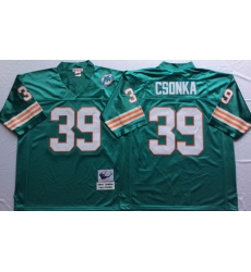 Mitchell And Ness Dolphins #39 Larry Csonka green Throwback Stitched NFL Jersey Mitchell And Ness Dolphins #39 Larry Csonka green Throwback Stitched NFL Jersey
