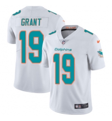 Nike Dolphins #19 Jakeem Grant White Men Stitched NFL Vapor Untouchable Limited Jersey Nike Dolphins #19 Jakeem Grant White Men Stitched NFL Vapor Untouchable Limited Jersey