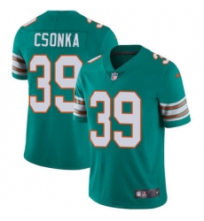 Nike Dolphins #39 Larry Csonka Aqua Green Alternate Mens Stitched NFL Vapor Untouchable Limited Jersey Nike Dolphins #39 Larry Csonka Aqua Green Alternate Mens Stitched NFL Vapor Untouchable Limited Jersey