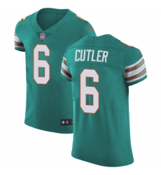 Nike Dolphins #6 Jay Cutler Aqua Green Alternate Mens Stitched NFL Vapor Untouchable Elite Jersey Nike Dolphins #6 Jay Cutler Aqua Green Alternate Mens Stitched NFL Vapor Untouchable Elite Jersey