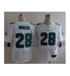 Nike Miami Dolphins 28 Knowshon Moreno White Elite NFL Jersey Nike Miami Dolphins 28 Knowshon Moreno White Elite NFL Jersey