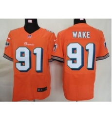 Nike Miami Dolphins 91 Cameron Wake Orange Elite NFL Jersey Nike Miami Dolphins 91 Cameron Wake Orange Elite NFL Jersey