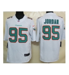 Nike Miami Dolphins 95 Dion Jordan White Limited NFL Jersey Nike Miami Dolphins 95 Dion Jordan White Limited NFL Jersey