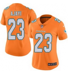 Nike Dolphins #23 Jay Ajayi Orange Womens Stitched NFL Limited Rush Jersey Nike Dolphins #23 Jay Ajayi Orange Womens Stitched NFL Limited Rush Jersey
