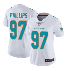 Nike Dolphins #97 Jordan Phillips White Womens Stitched NFL Vapor Untouchable Limited Jersey Nike Dolphins #97 Jordan Phillips White Womens Stitched NFL Vapor Untouchable Limited Jersey