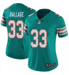 Women Kalen Ballage Miami Dolphins Limited Alternate Vapor Untouchable Nike Jersey Aqua Women Kalen Ballage Miami Dolphins Limited Alternate Vapor Untouchable Nike Jersey Aqua