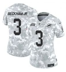 Women Miami Dolphins 3 Odell Beckham Jr 2024 F U S E Arctic Camo Salute To Service Limited Stitched Football Jersey Women Miami Dolphins 3 Odell Beckham Jr 2024 F U S E Arctic Camo Salute To Service Limited Stitched Football Jersey
