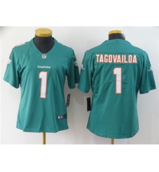 Women Nike Dolphins 1 Tua Tagovailoa Aqua Women 2020 NFL Draft First Round Pick Vapor Untouchable Limited Jersey Women Nike Dolphins 1 Tua Tagovailoa Aqua Women 2020 NFL Draft First Round Pick Vapor Untouchable Limited Jersey