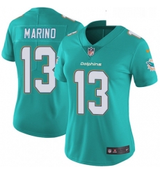 Womens Nike Miami Dolphins 13 Dan Marino Aqua Green Team Color Vapor Untouchable Limited Player NFL Jersey Womens Nike Miami Dolphins 13 Dan Marino Aqua Green Team Color Vapor Untouchable Limited Player NFL Jersey